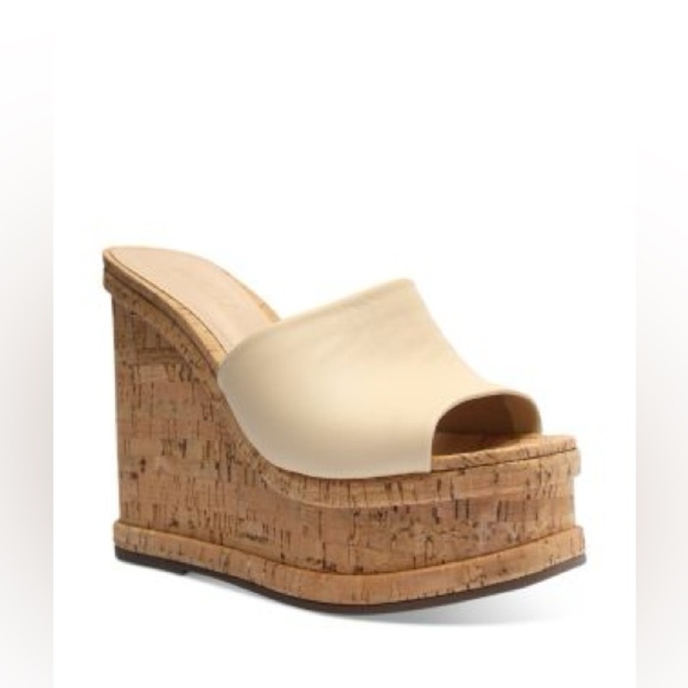 Schutz Dalle Cork Eggshell Platform